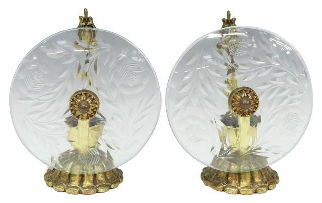 (2) ITALIAN MID-CENTURY GLASS TABLE