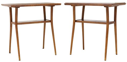 (2) ITALIAN MID-CENTURY MODERN TEAK