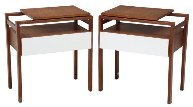 (2) ITALIAN MID-CENTURY MODERN TEAK