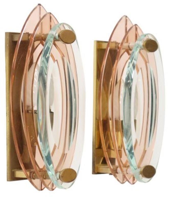 (2) ITALIAN MID-CENTURY MURANO