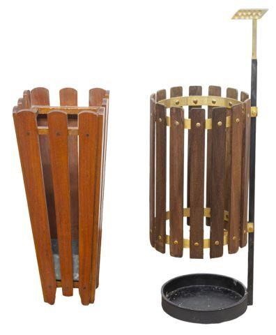 (2) ITALIAN MID-CENTURY & SLATTED