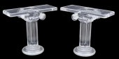 (2) ITALIAN MODERN ACRYLIC COL