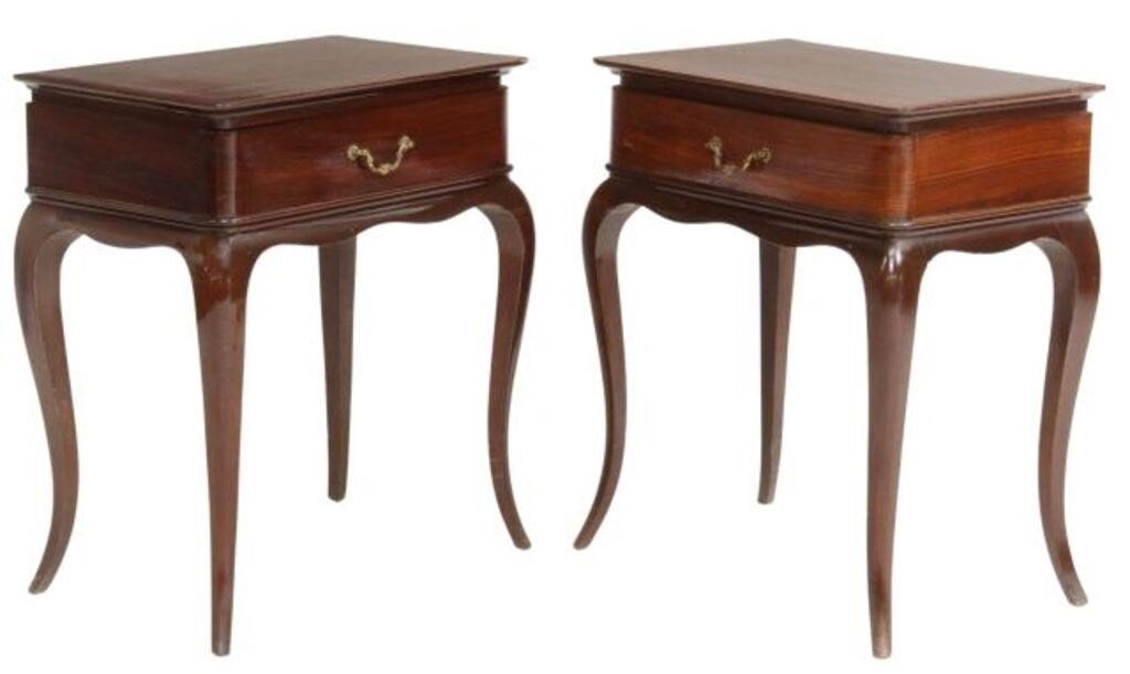 (2) ITALIAN MODERN ROSEWOOD