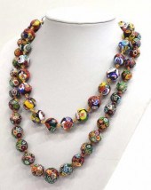 (2) ITALIAN MURANO MILLEFIORI
