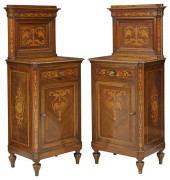 (2) ITALIAN NEOCLASSICAL WALNU