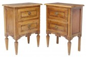 (2) ITALIAN NEOCLASSICAL WALNU