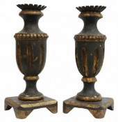 (2) ITALIAN PARCEL GILT & PAIN