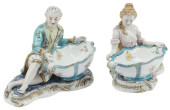 (2) ITALIAN PORCELAIN FIGURAL