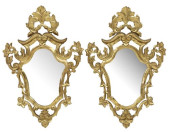 (2) ITALIAN ROCOCO STYLE GILTW