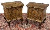 (2) ITALIAN VENETIAN BURLWOOD