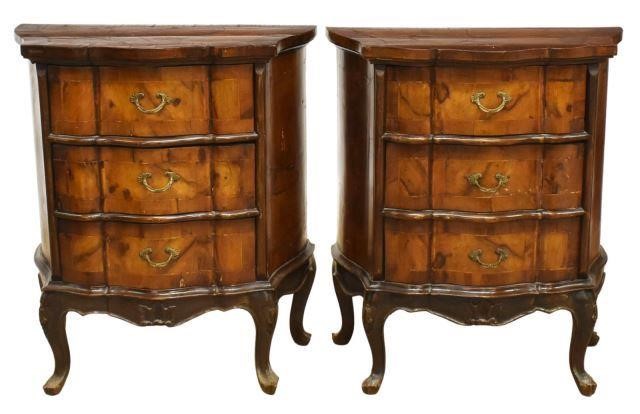 (2) ITALIAN VENETIAN BURLWOOD