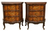 (2) ITALIAN VENETIAN BURLWOOD