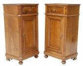 (2) ITALIAN WALNUT BEDSIDE CAB