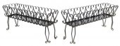 (2) ITALIAN WROUGHT IRON HEART