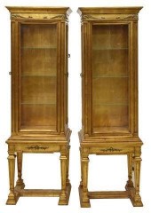 (2) ITALIANATE GILTWOOD LIGHTE