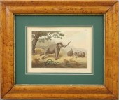 2 J. CLARK AQUATINTSTwo 19th C