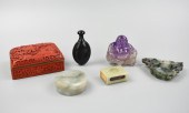 2 JADEITE, JADE, CRYSTAL, LACQ