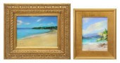 (2) JANINE MARTENS BEACH SHORE