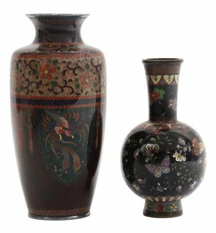 (2) JAPANESE CLOISONNE ENAMEL