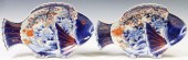(2) JAPANESE IMARI PORCELAIN F