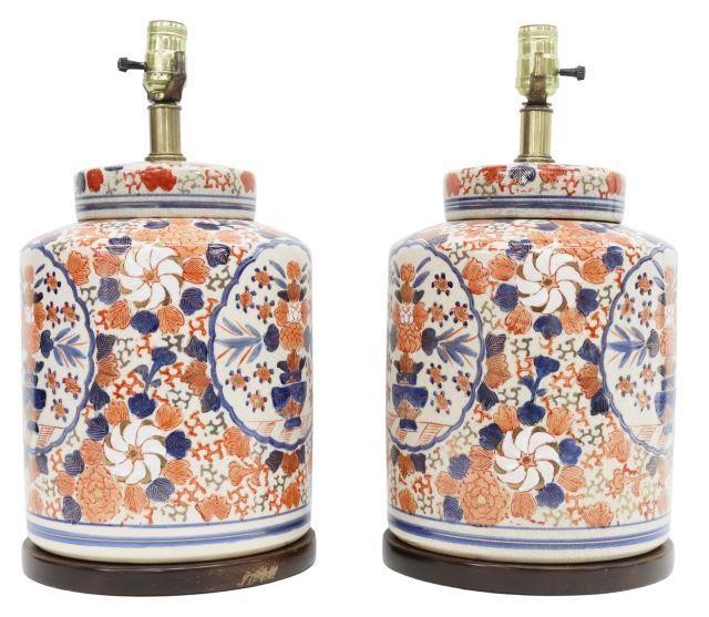 2) JAPANESE IMARI PORCELAIN