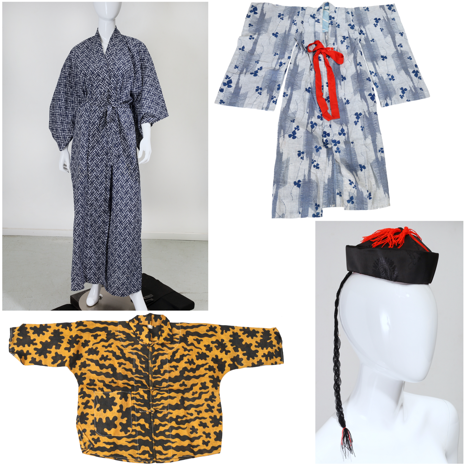 (2) JAPANESE KIMONO, CHILD'S