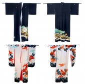 2 JAPANESE KIMONOS: 2 Japanese