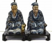 (2) JAPANESE KUTANI PORCELAIN