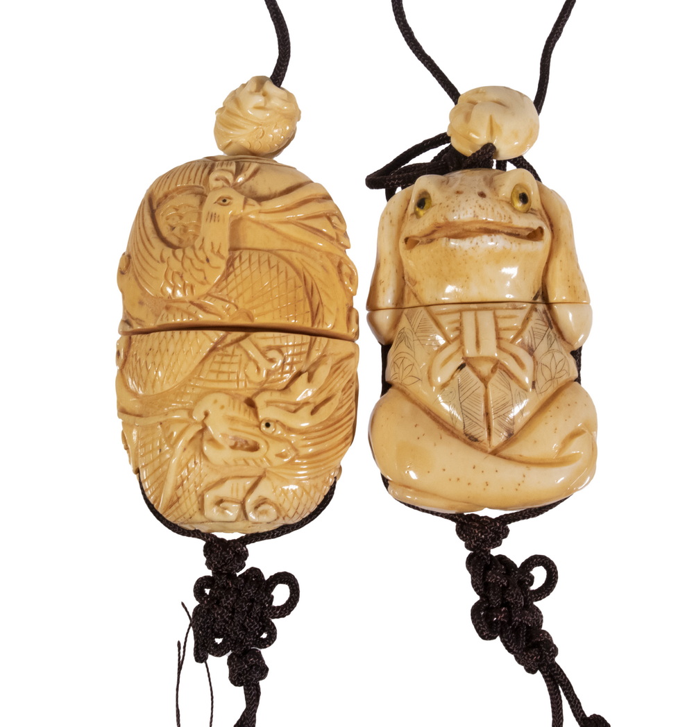 (2) JAPANESE MEIJI PERIOD IVORY