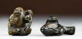 (2) Japanese Meji Period Carve