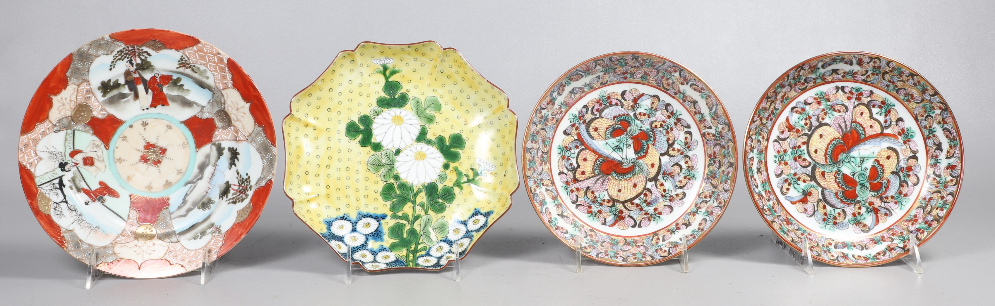 (2) Japanese porcelain plates,