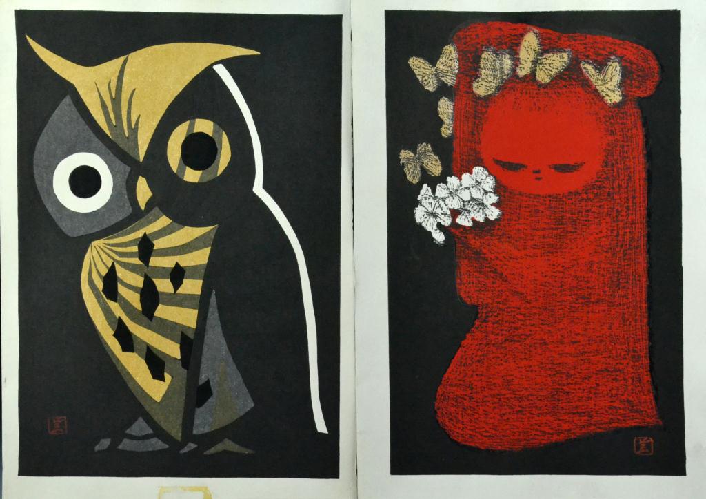 (2) Japanese Wood Block Prints By
