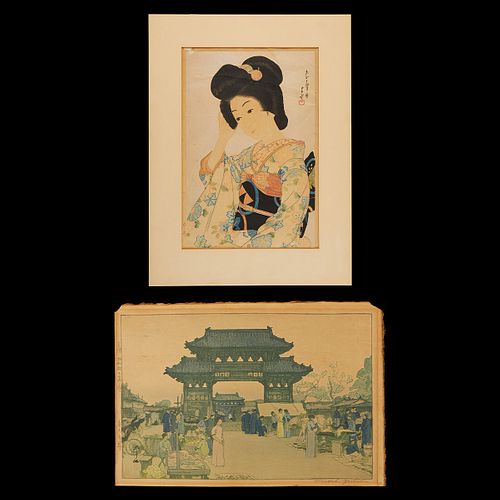 2 JAPANESE WOODBLOCK PRINTS -