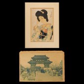 2 JAPANESE WOODBLOCK PRINTS -
