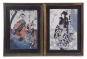 (2) JAPANESE WOODBLOCK PRINTS