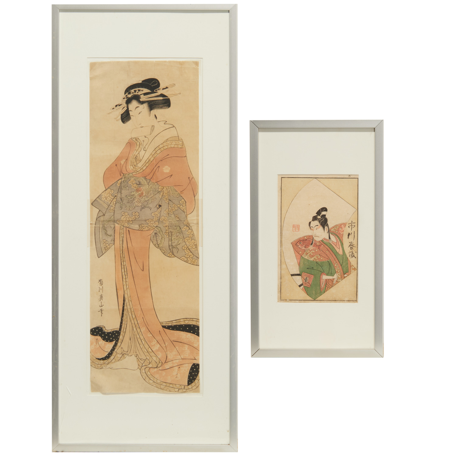(2) JAPANESE WOODBLOCK PRINTS,