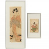 (2) JAPANESE WOODBLOCK PRINTS,