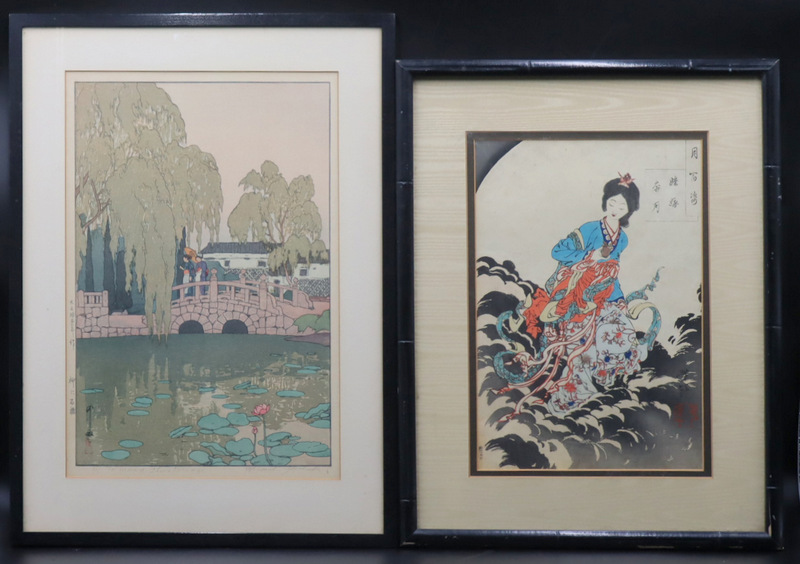 (2) JAPANESE WOODBLOCK PRINTS