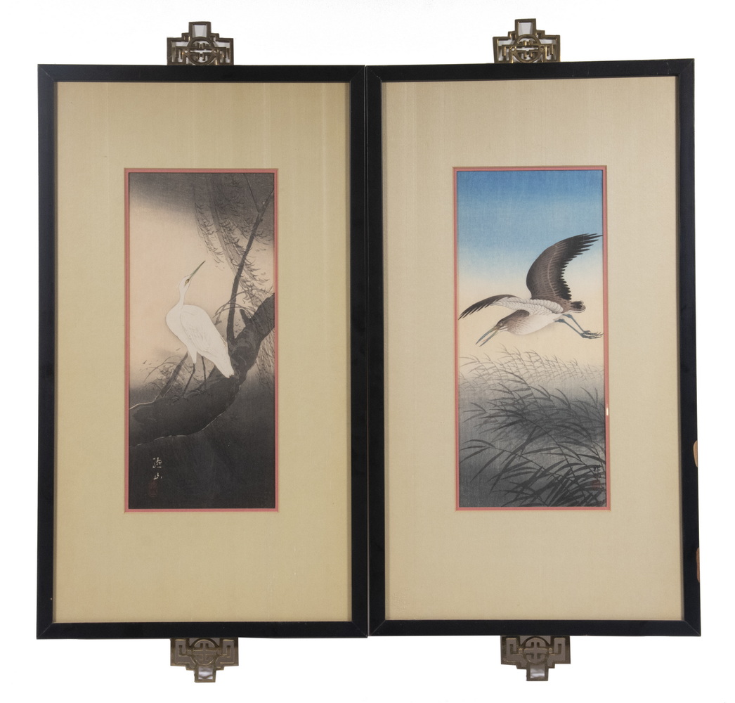(2) JAPANESE WOODBLOCK PRINTS OF
