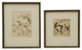 (2) JAPANESE WOODBLOCK PRINTS