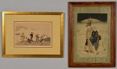2 JAPANESE WOODBLOCK PRINTS1st