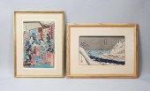 2 JAPANESE WOODBLOCK PRINTS2 J