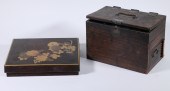 (2) JAPANESE WRITING BOXES Lot