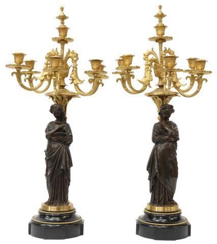 (2) JEAN JULES SALMSON BRONZE