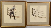 2 JOHN CHUMLEY WORKS OF ART1st