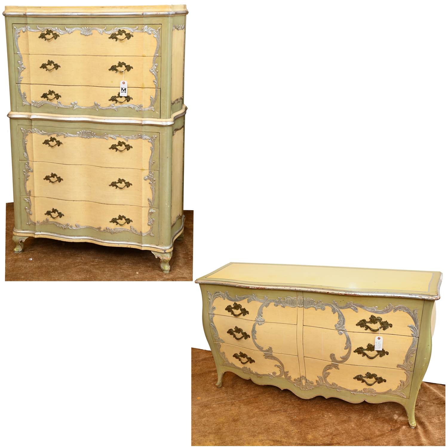 (2) JOHN WIDDICOMB FRENCH STYLE