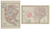 (2) JOHNSON&#039;S NEW MAP OF