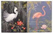 (2) JOY POSTLE, OIL ON BOARD P