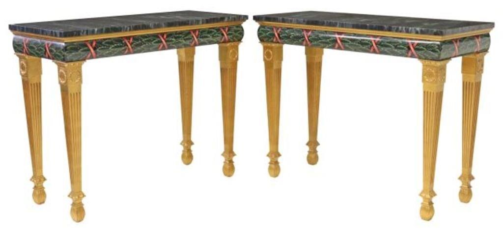 (2) KARGES 'ROTHSCHILD' PARCEL GILT