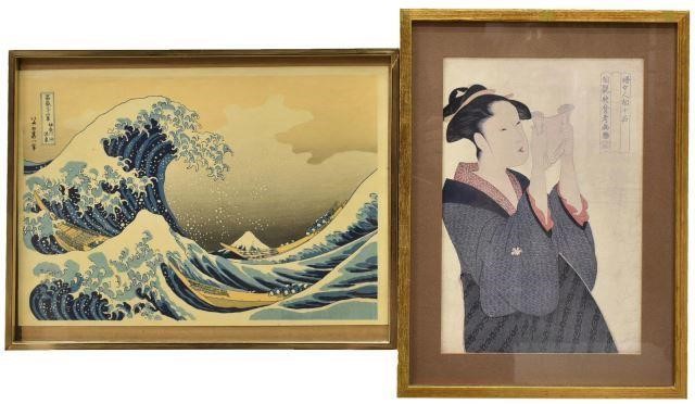 (2) KATSUSHIKA HOKUSAI UKIYO-E